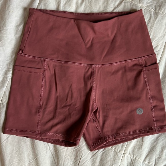 NWOT Stance Work It Out Athletic Shorts Size Small in Pink/Peach - Picture 4 of 11